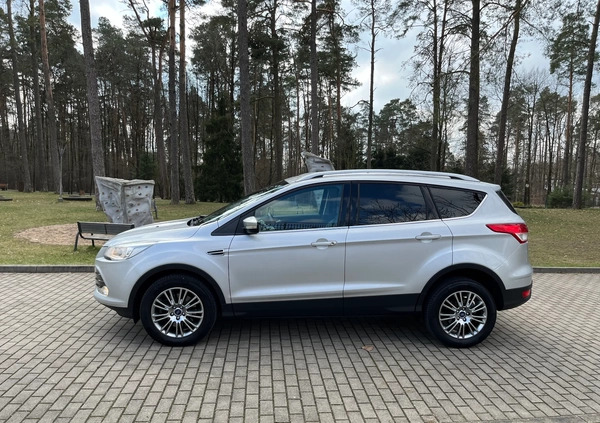 Ford Kuga cena 48999 przebieg: 197291, rok produkcji 2014 z Zduny małe 781